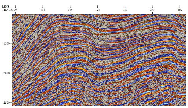 Seismic section